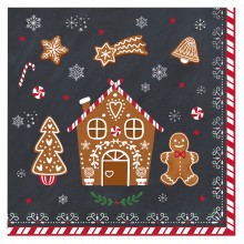 Салфетки 20бр Gingerbread